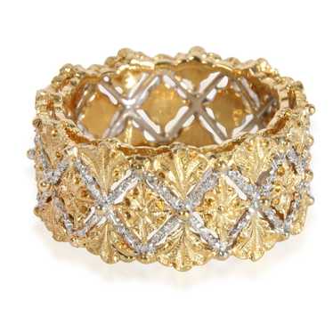 Tiffany & Co. Buccellati Leaf Design Band in 18K … - image 1