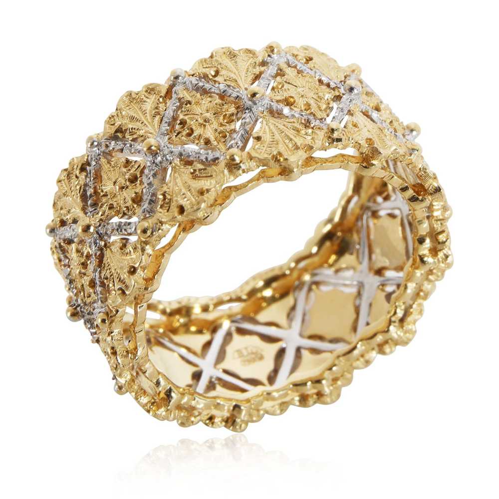 Tiffany & Co. Buccellati Leaf Design Band in 18K … - image 2