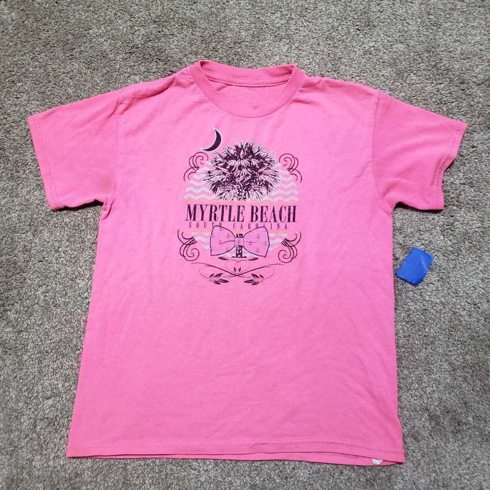Vintage Myrtle Beach SC South Carolina Hot Pink T… - image 2