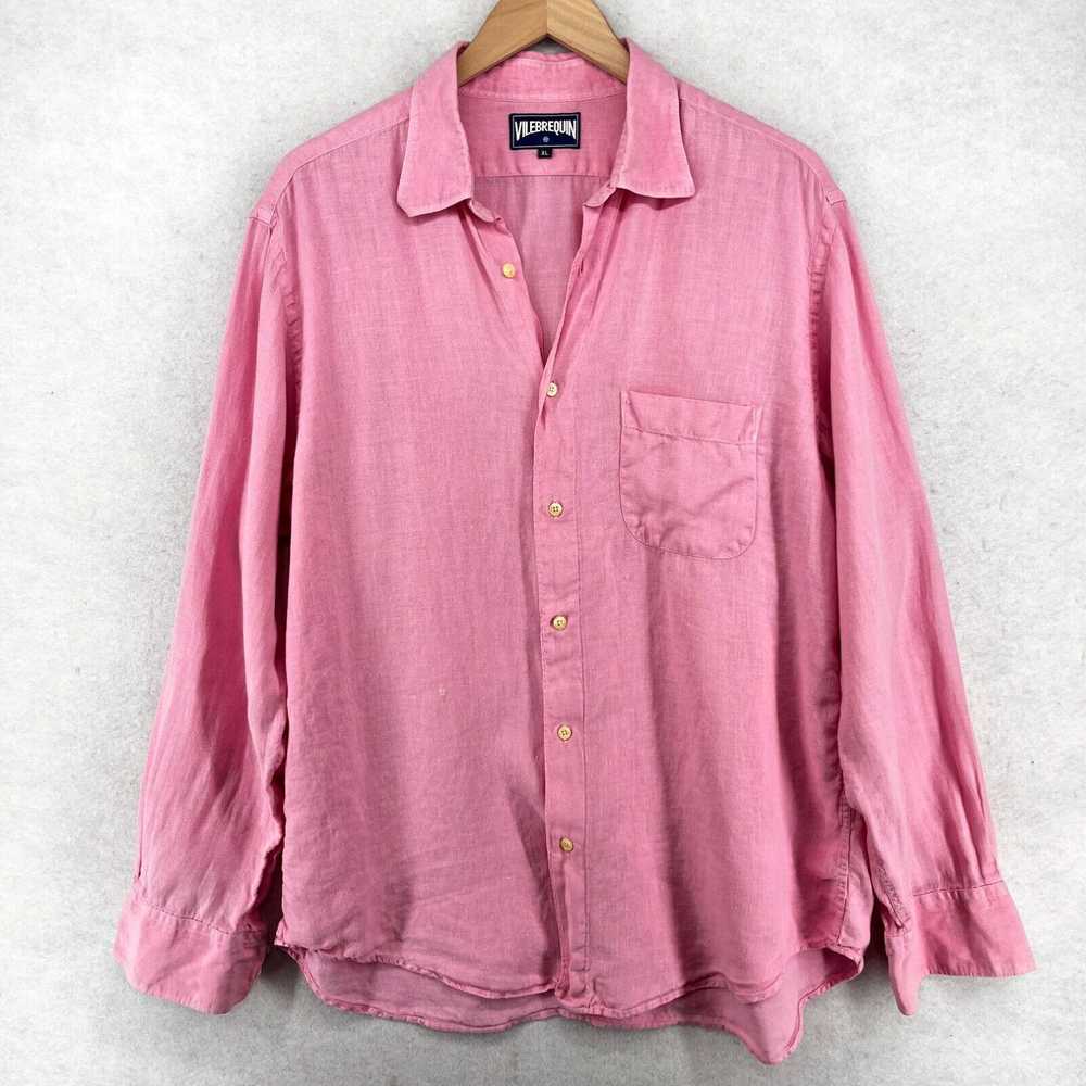 Vilebrequin VILEBREQUIN Shirt Mens XL Flax Linen … - image 1