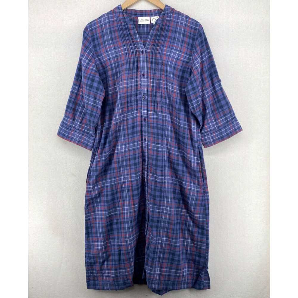 Doublet VERMONT COUNTRY STORE Nightgown M Plaid P… - image 2
