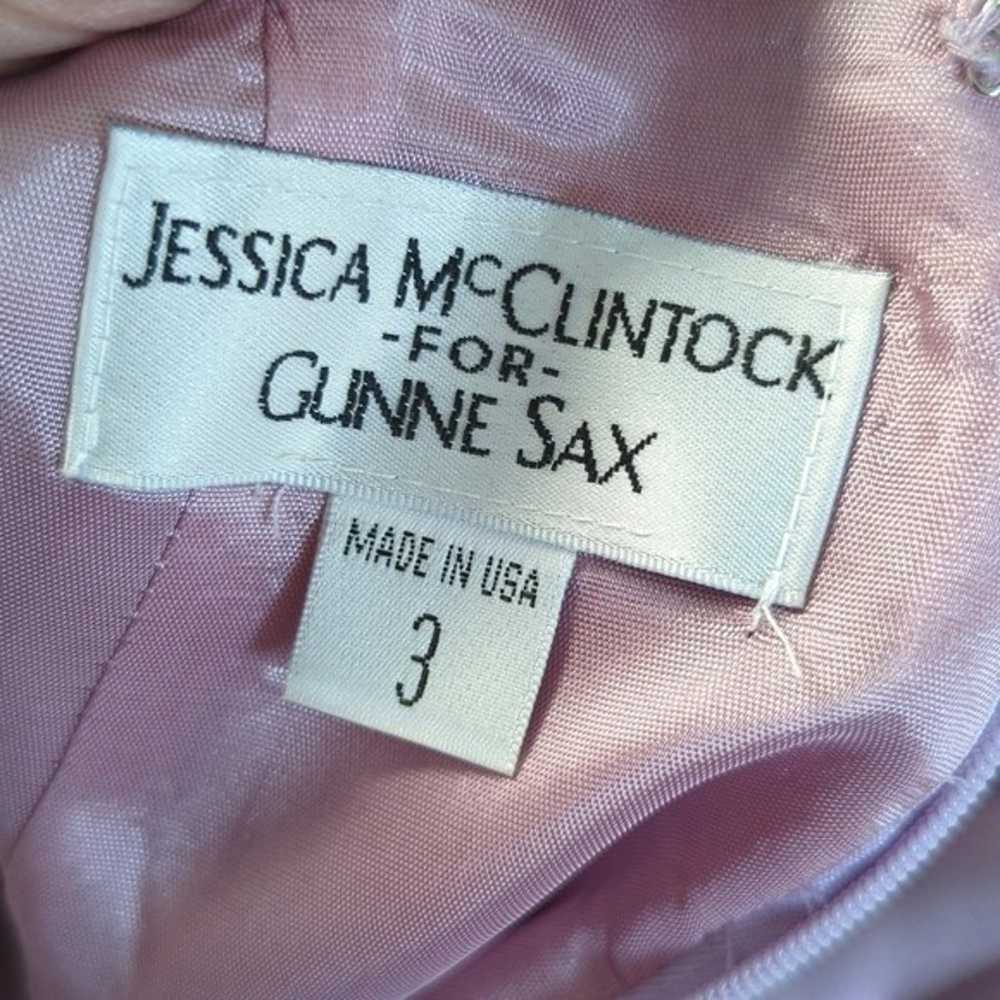 Jessica McClintock Gunne Sax Square Neck Backless… - image 10