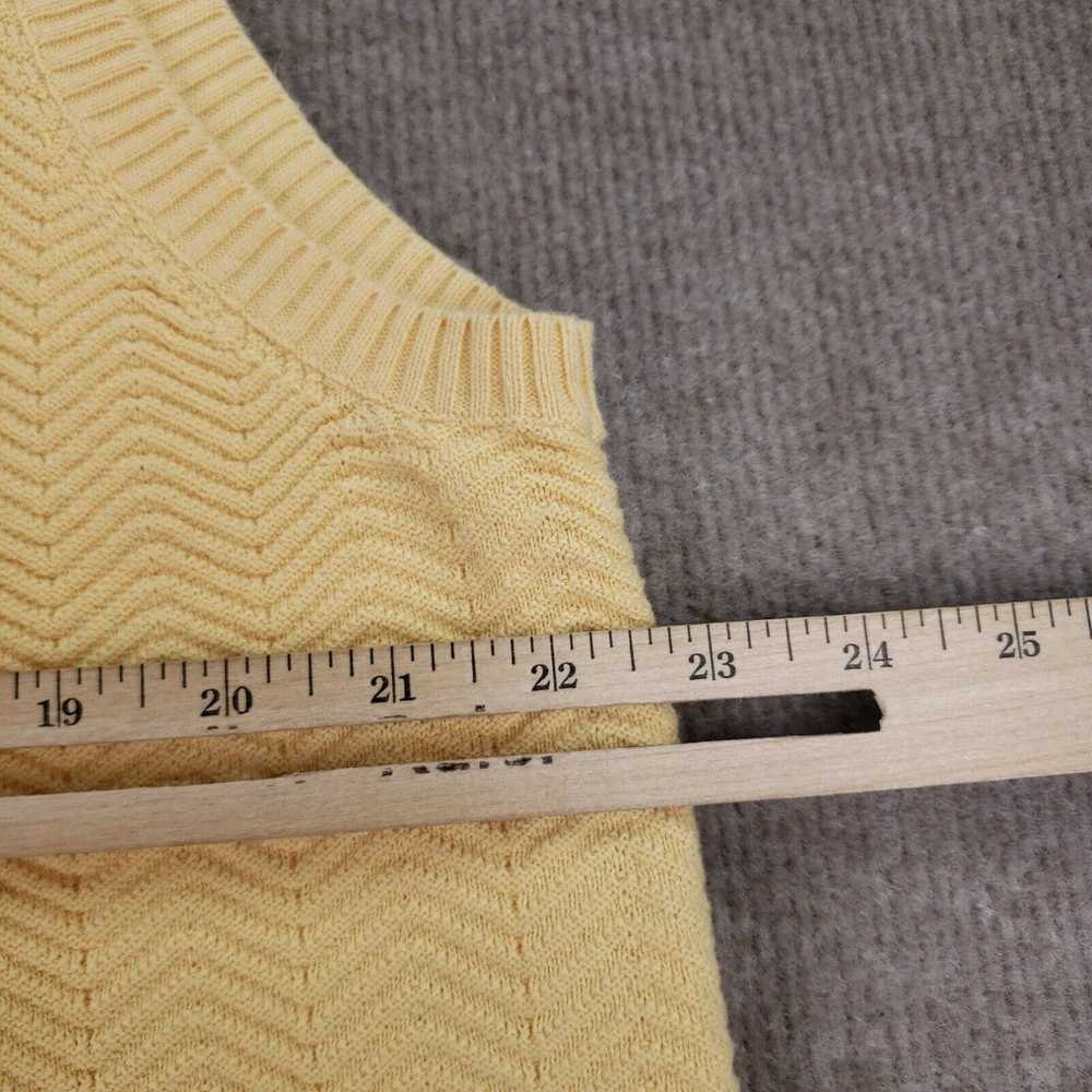 Izod Izod Sweater Vest Mens Size Large Yellow V-N… - image 3