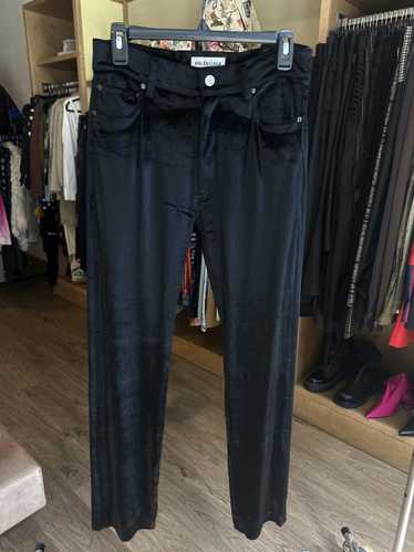 Balenciaga $1,200 velvet textured trouser