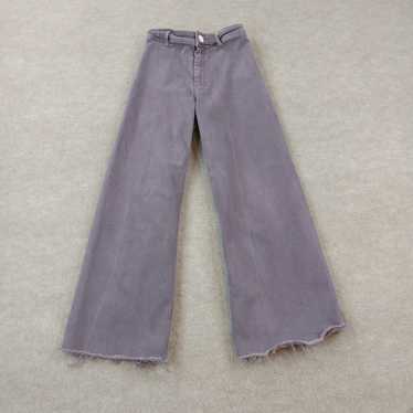 Zara Zara Jeans Womens Size 4 Purple Denim Bootcu… - image 1