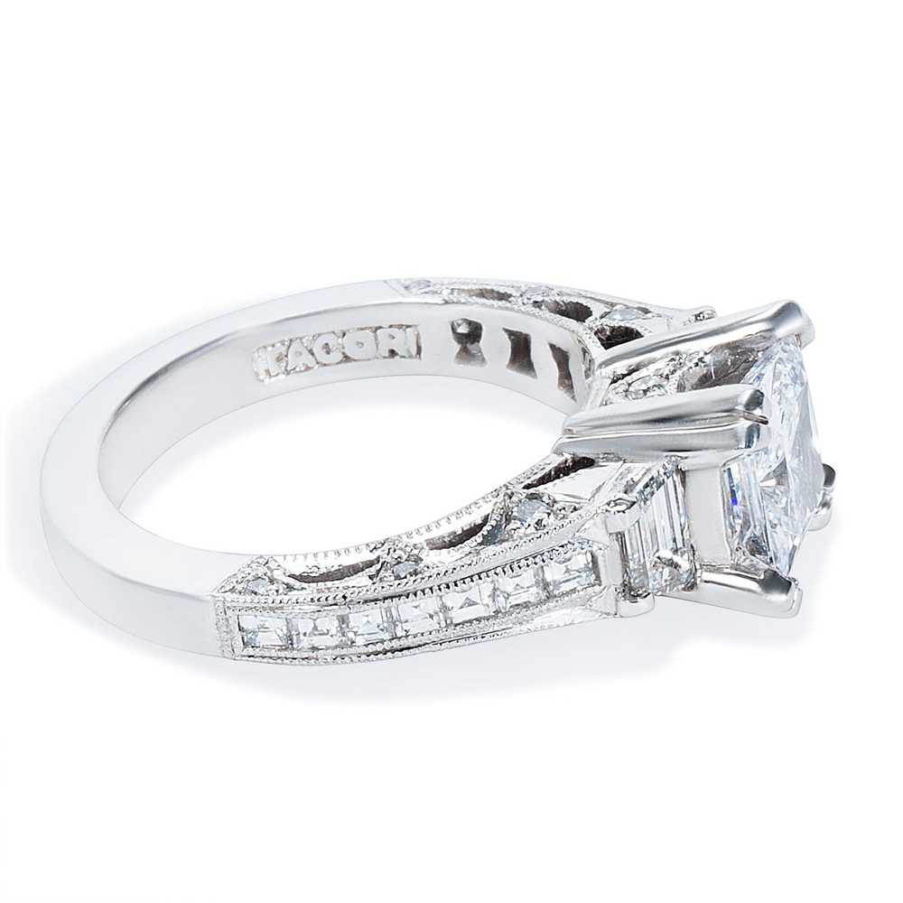 Tiffany & Co. Tacori Engagement Ring Setting in P… - image 2