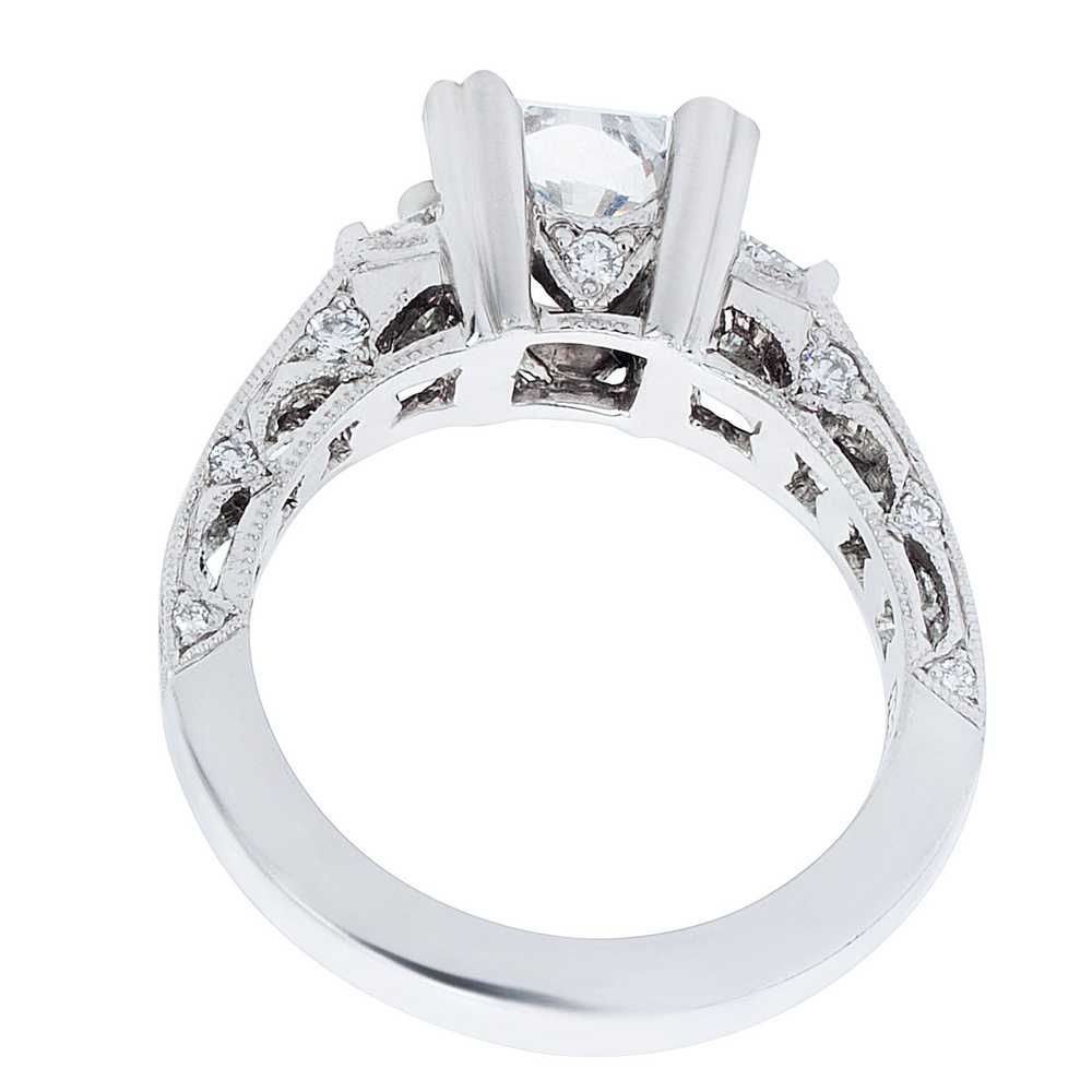 Tiffany & Co. Tacori Engagement Ring Setting in P… - image 3