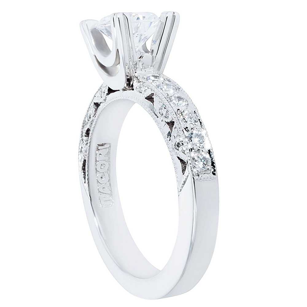 Tiffany & Co. Tacori Engagement Ring Setting in P… - image 3