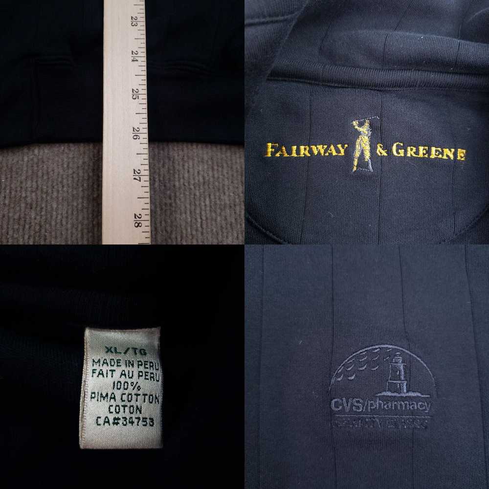 Vintage Fairway & Greene Vest Mens XL Black Full … - image 4