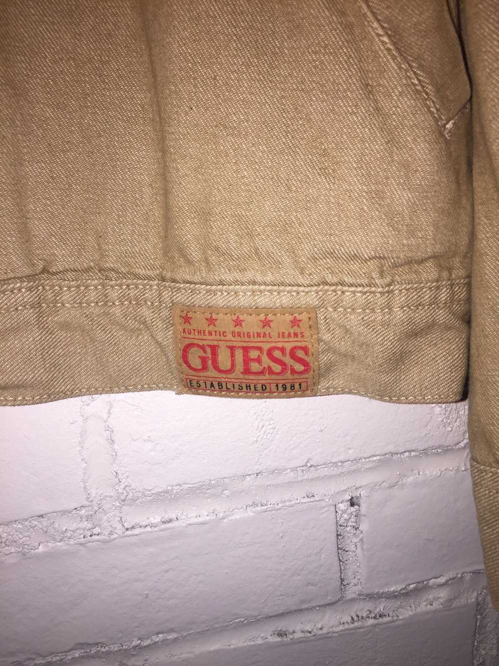 Guess Guess Khaki Denim Jacket - image 3