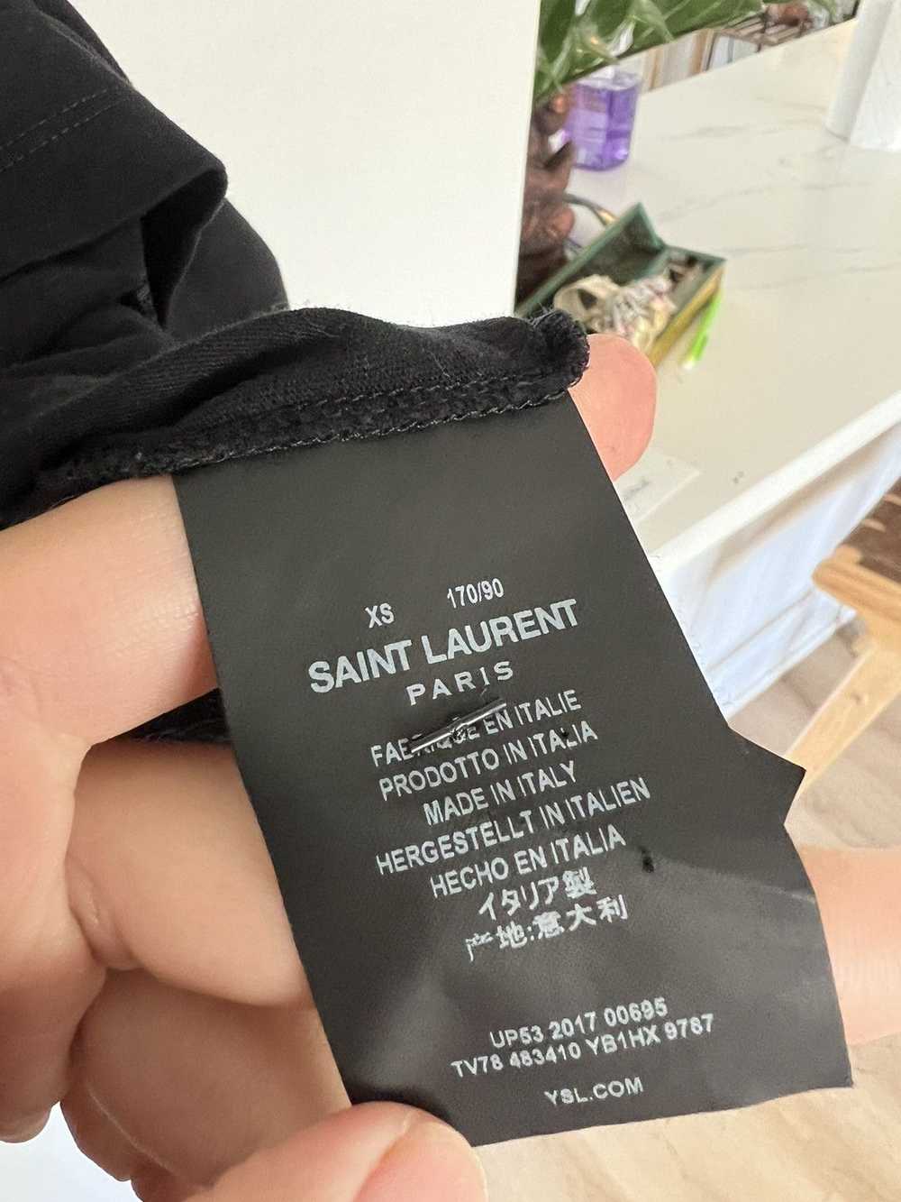 Saint Laurent Paris Bird logo T - image 4