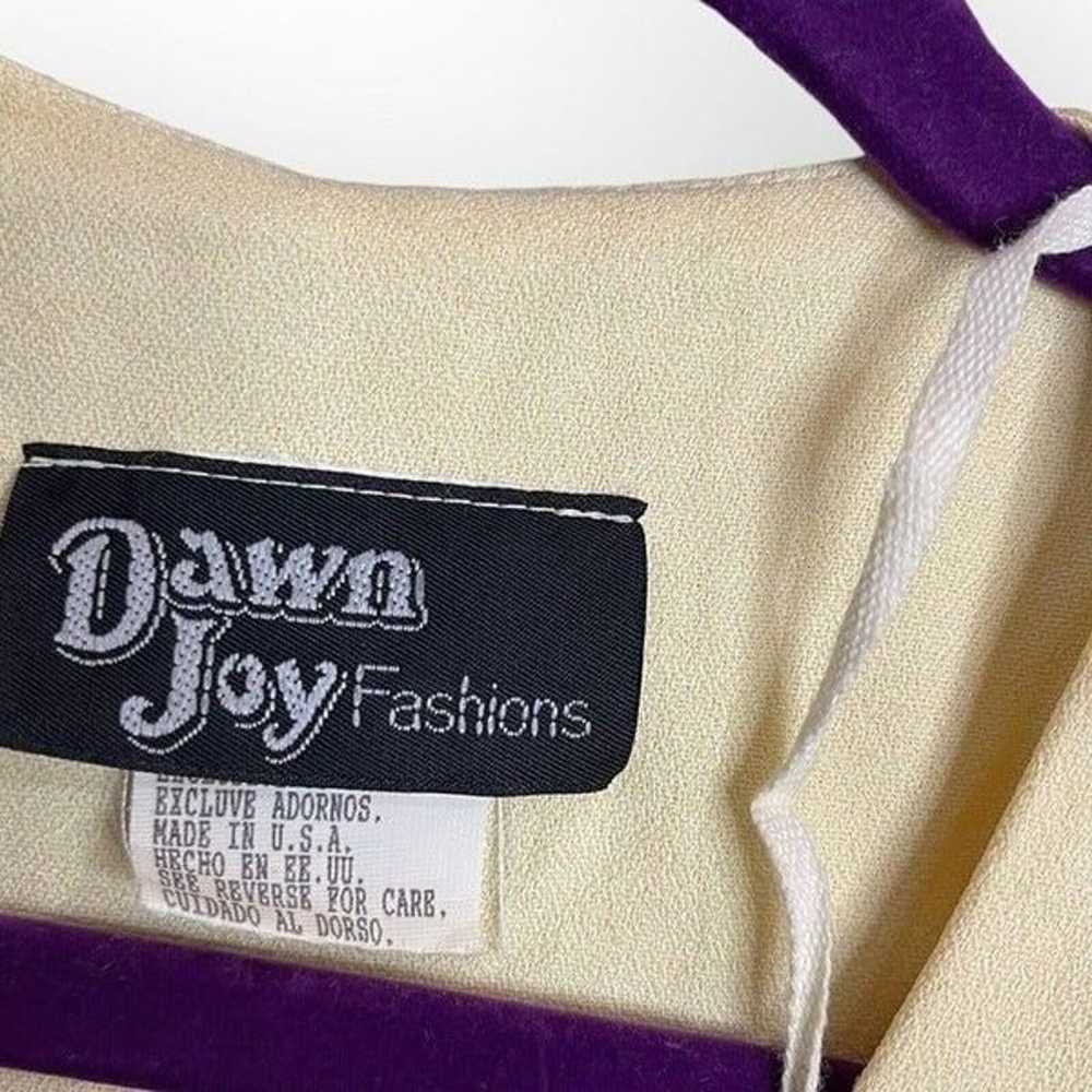 Dawn Joy Fashions Button Front Dress Women's 12 Y… - image 4
