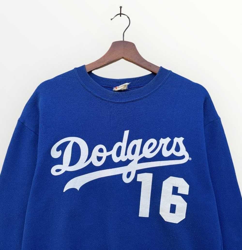 La Dodgers × Majestic × Rare Rare! Vintage 90s ML… - image 3