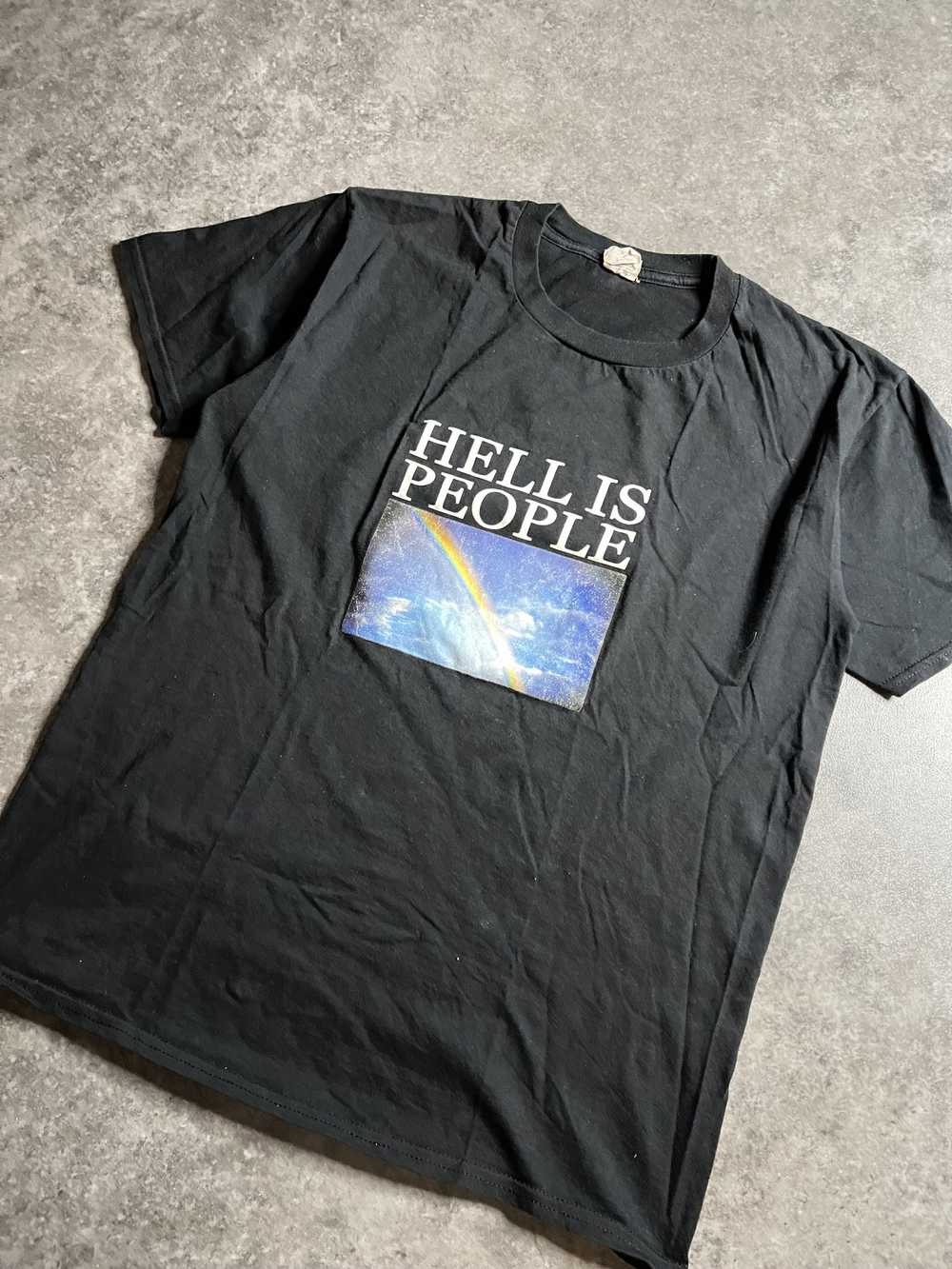 UNIF vintage t shirt Hell is people - image 1