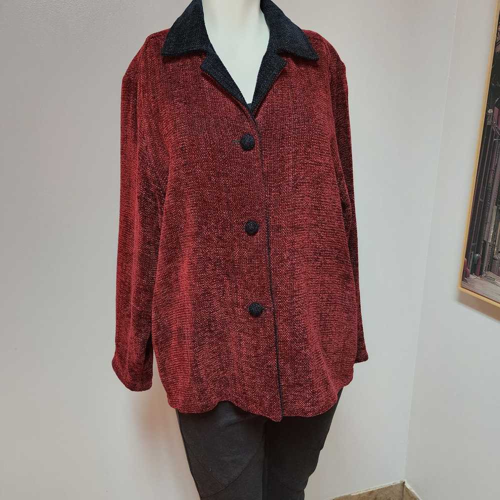 Handmade Handwoven Jacket size Large Dahlia Popov… - image 1