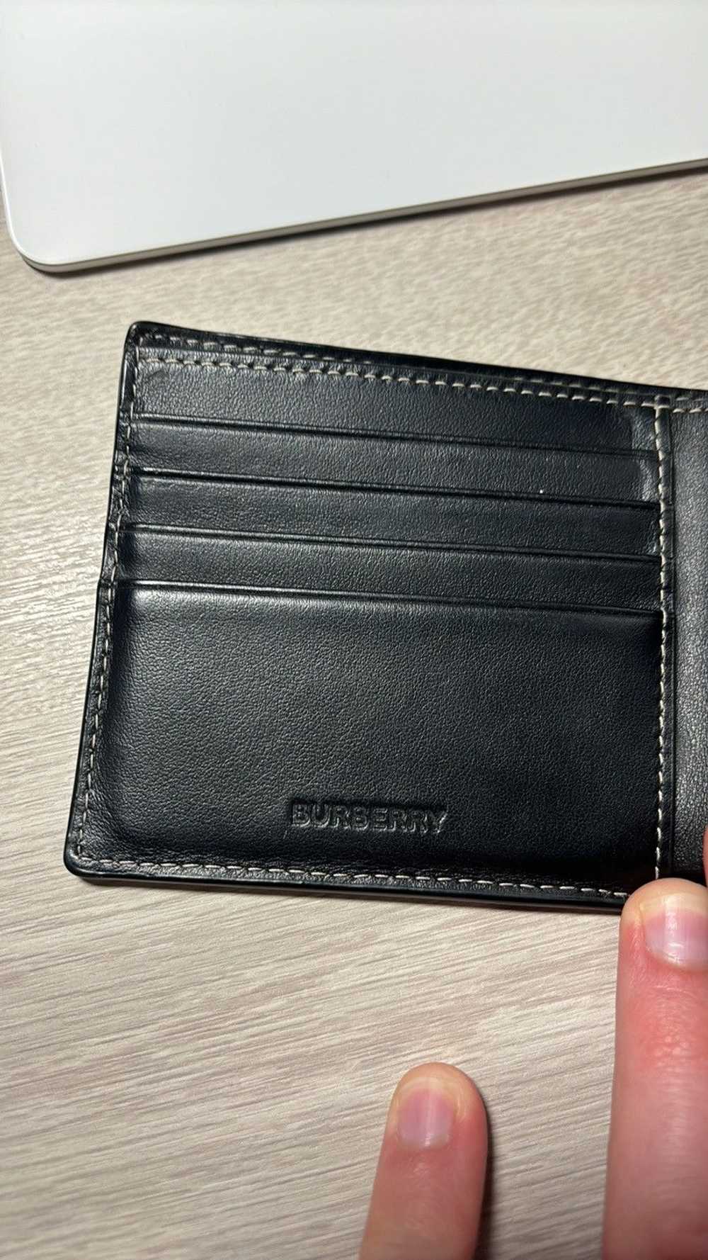 Burberry Check Leather Wallet - image 2