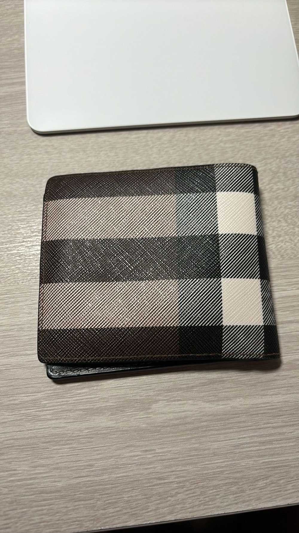 Burberry Check Leather Wallet - image 5