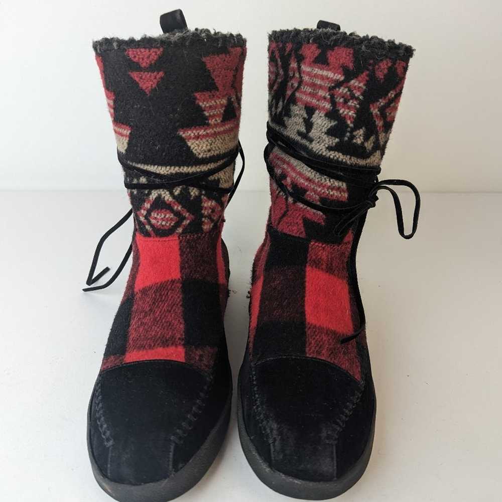 Steven Madden Madden Girl Jackmen Plaid Boots - 7… - image 6