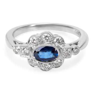 Tiffany & Co. BRAND NEW Diamond and Sapphire Vint… - image 1
