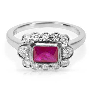 Tiffany & Co. BRAND NEW Diamond and Ruby Vintage … - image 1