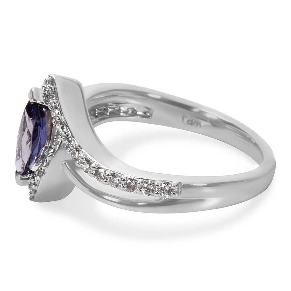 Tiffany & Co. BRAND NEW Diamond & Iolite Marquise… - image 2