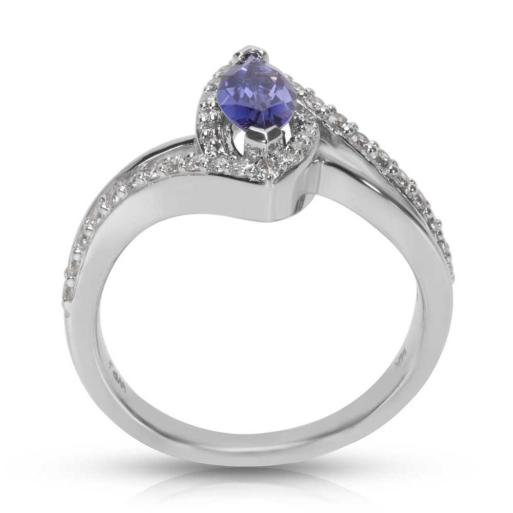 Tiffany & Co. BRAND NEW Diamond & Iolite Marquise… - image 3