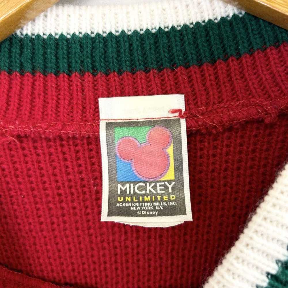 Vintage Mickey Unlimited Sweater Unisex M Disney … - image 8