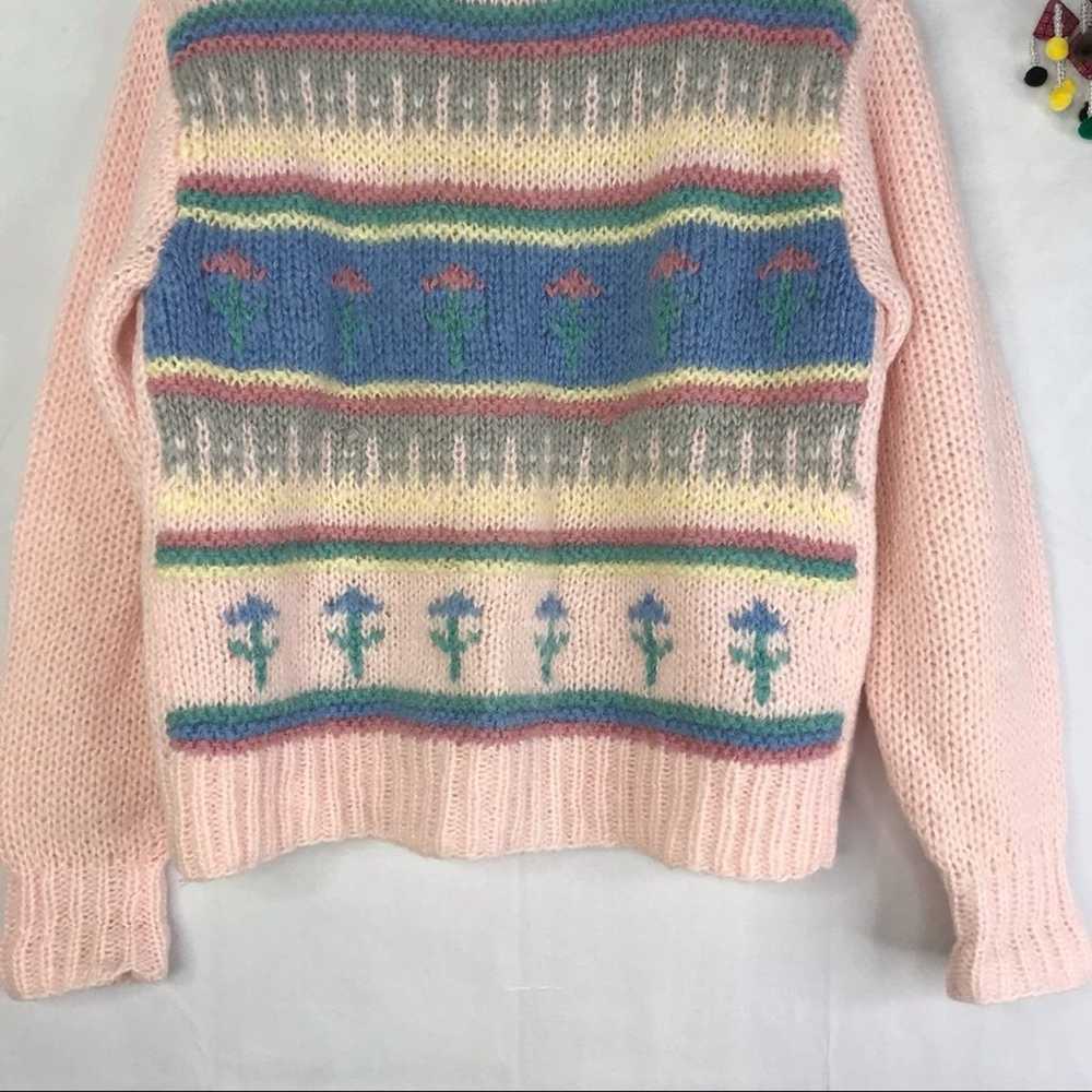 VTG Lady Van Heusen fairy Kai hand knitted stripe… - image 6