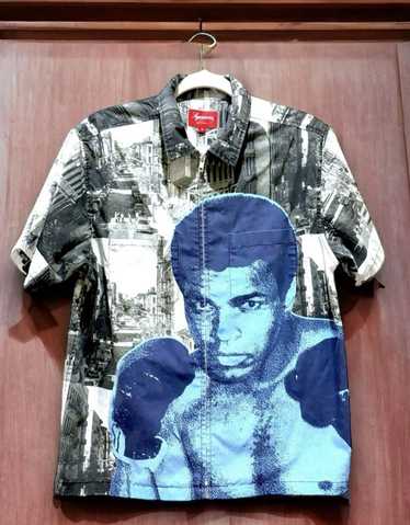 ファッションsupreme Muhammad Ali Zip Up S/S Shirt - トップス