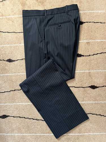 Theory Theory flared, pinstripe dressed pant