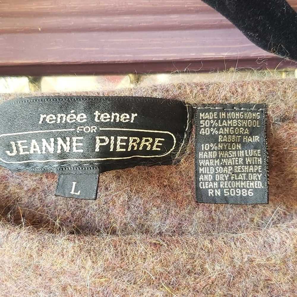 Vintage Jeanne Pierre 1980's crop sweater wool an… - image 4