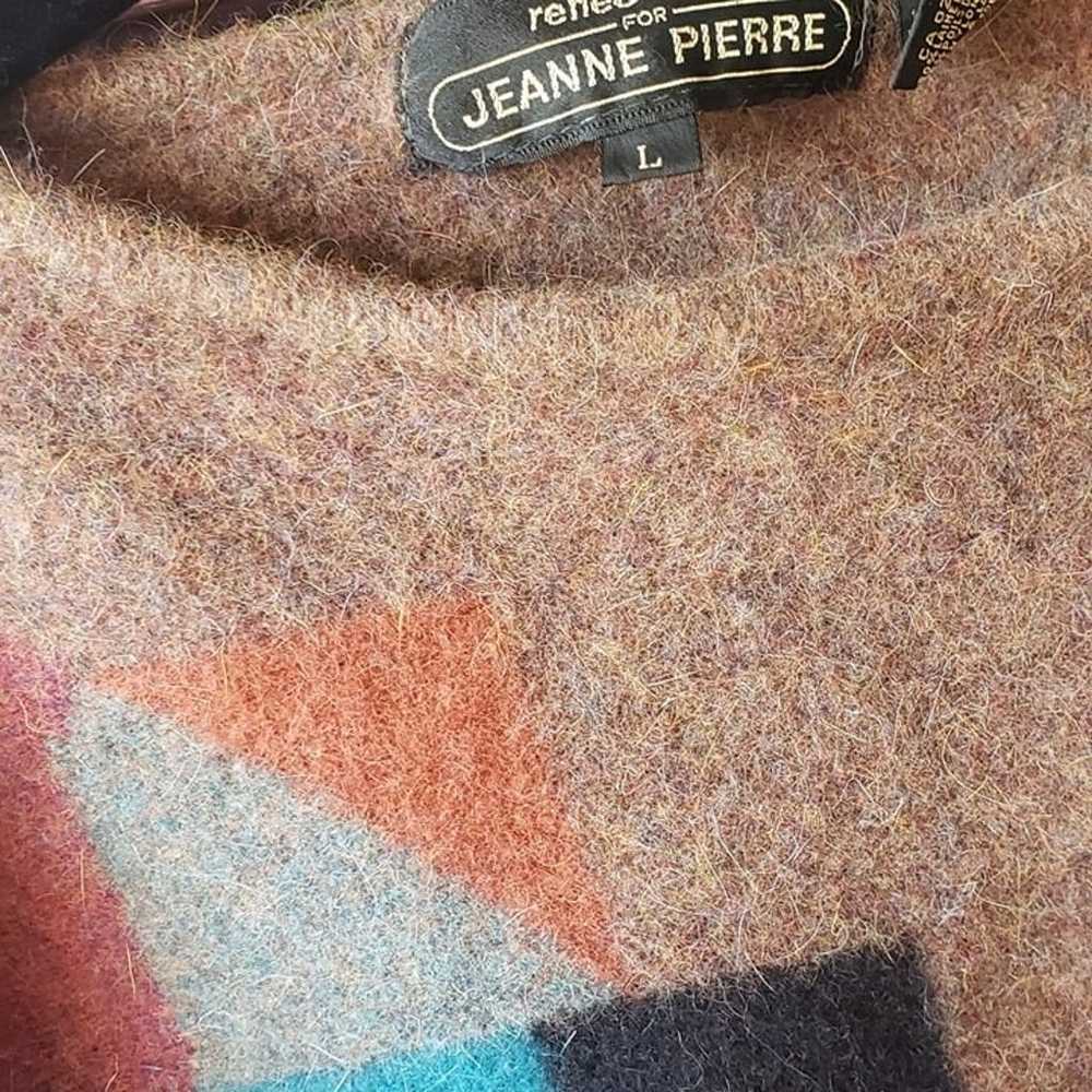 Vintage Jeanne Pierre 1980's crop sweater wool an… - image 5