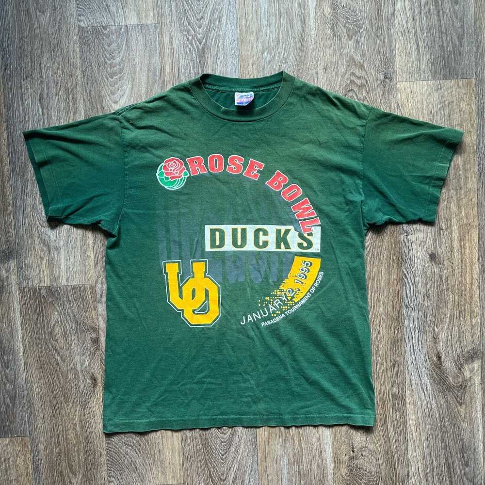 Other Vintage 1995 Oregon Ducks Rose Bowl Shirt - image 2