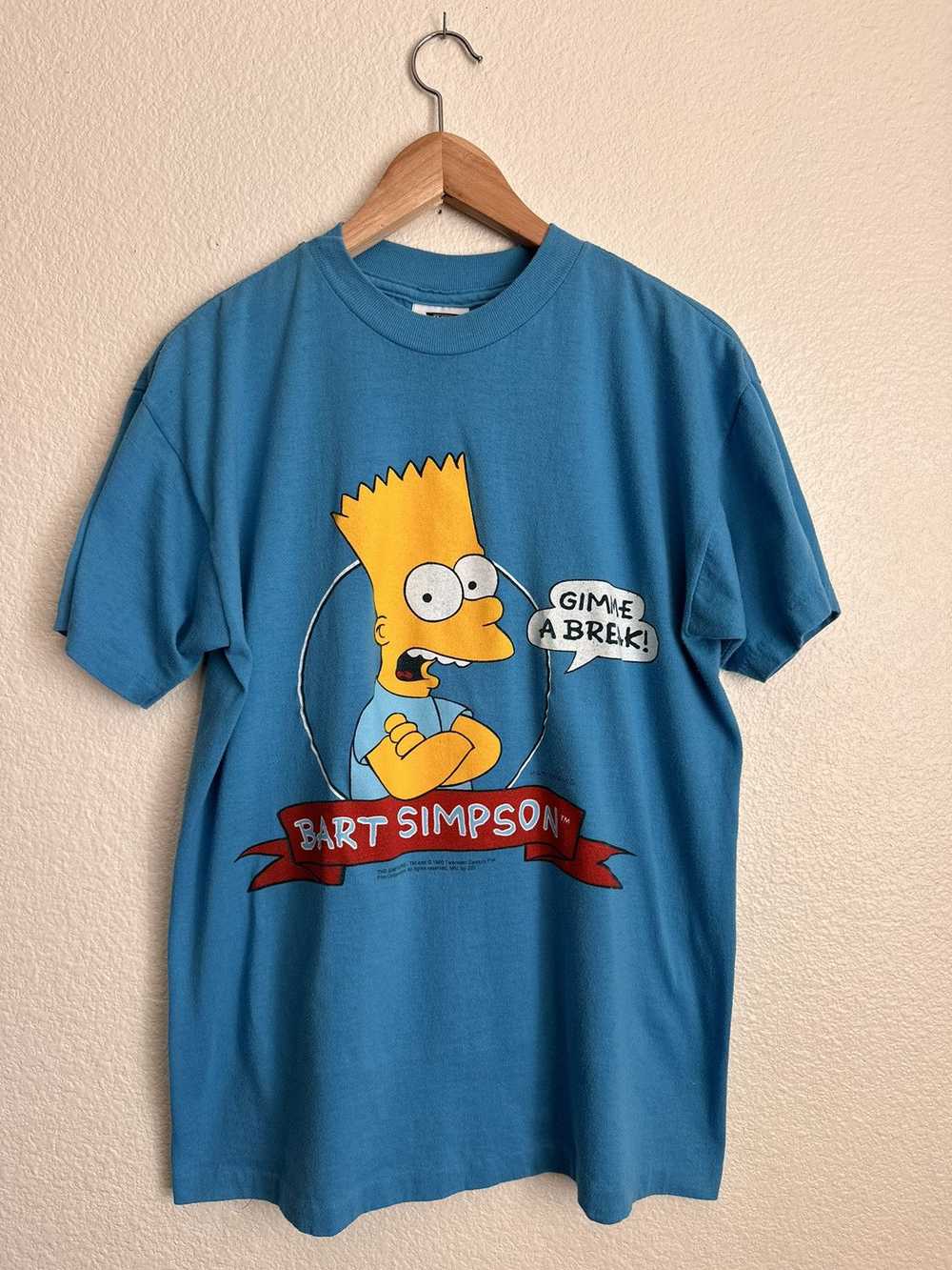 The Simpsons × Vintage Vintage 1990 single stitch… - image 1