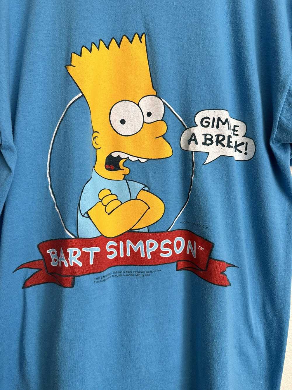 The Simpsons × Vintage Vintage 1990 single stitch… - image 2