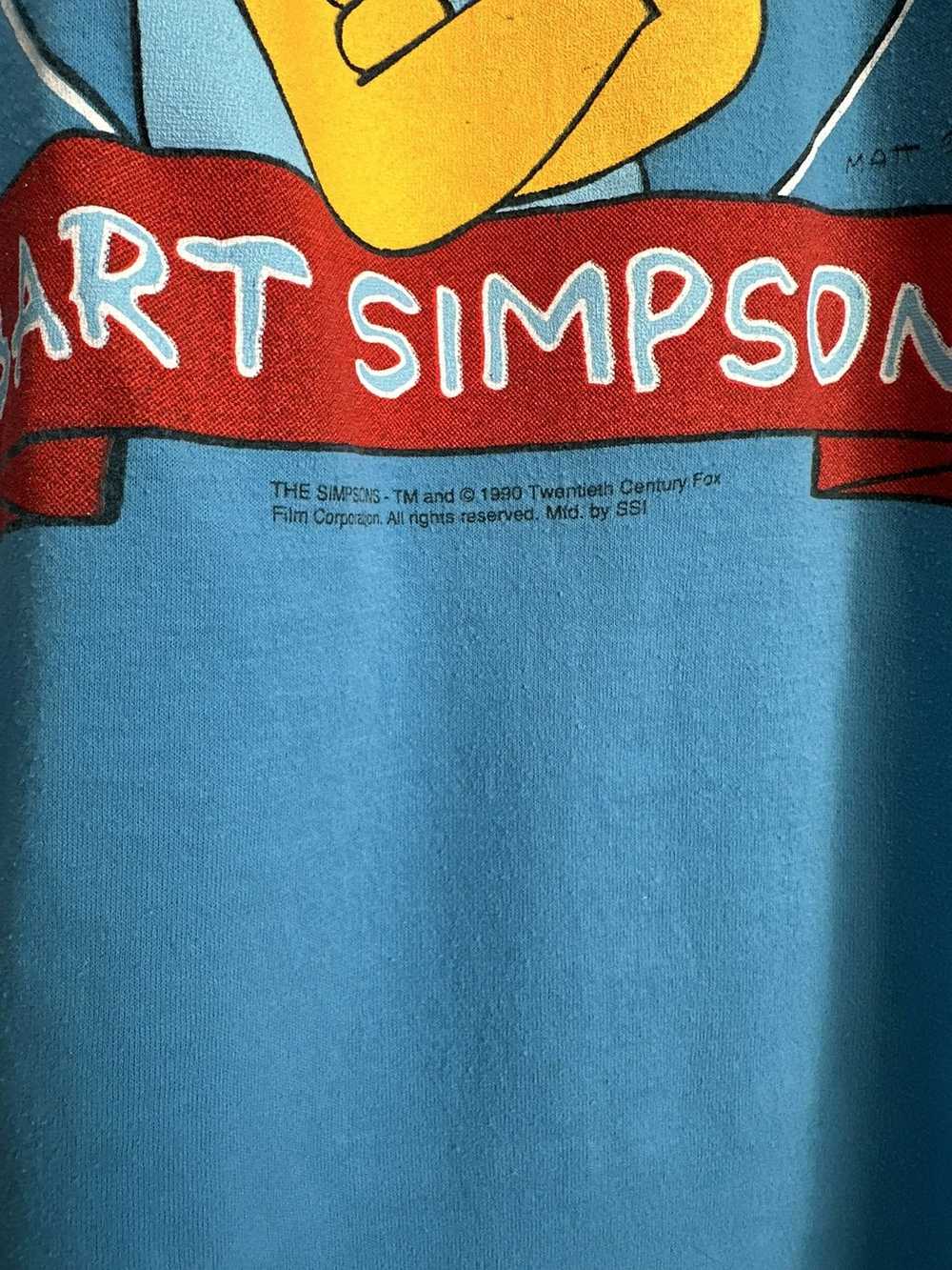 The Simpsons × Vintage Vintage 1990 single stitch… - image 3