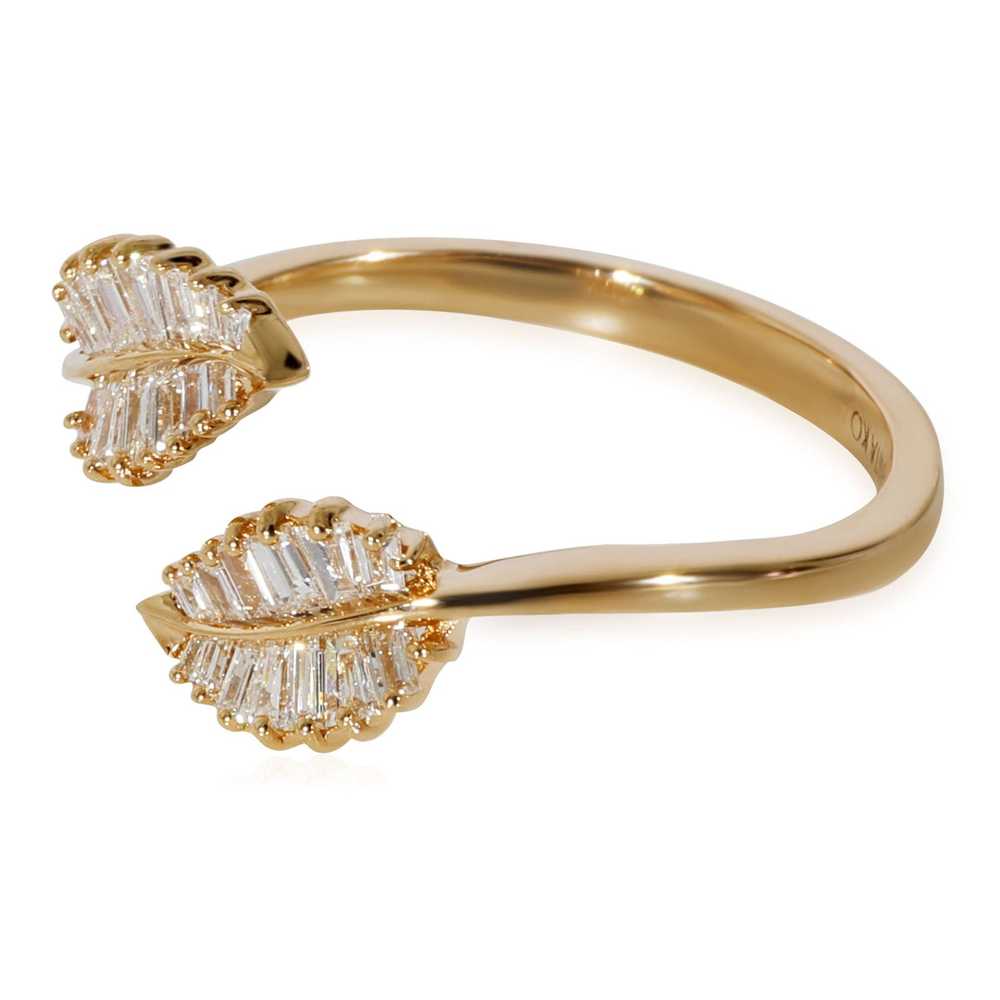 Tiffany & Co. Anita Ko Palm Leaf Bypass Ring in 1… - image 2