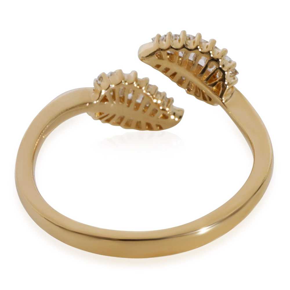 Tiffany & Co. Anita Ko Palm Leaf Bypass Ring in 1… - image 3