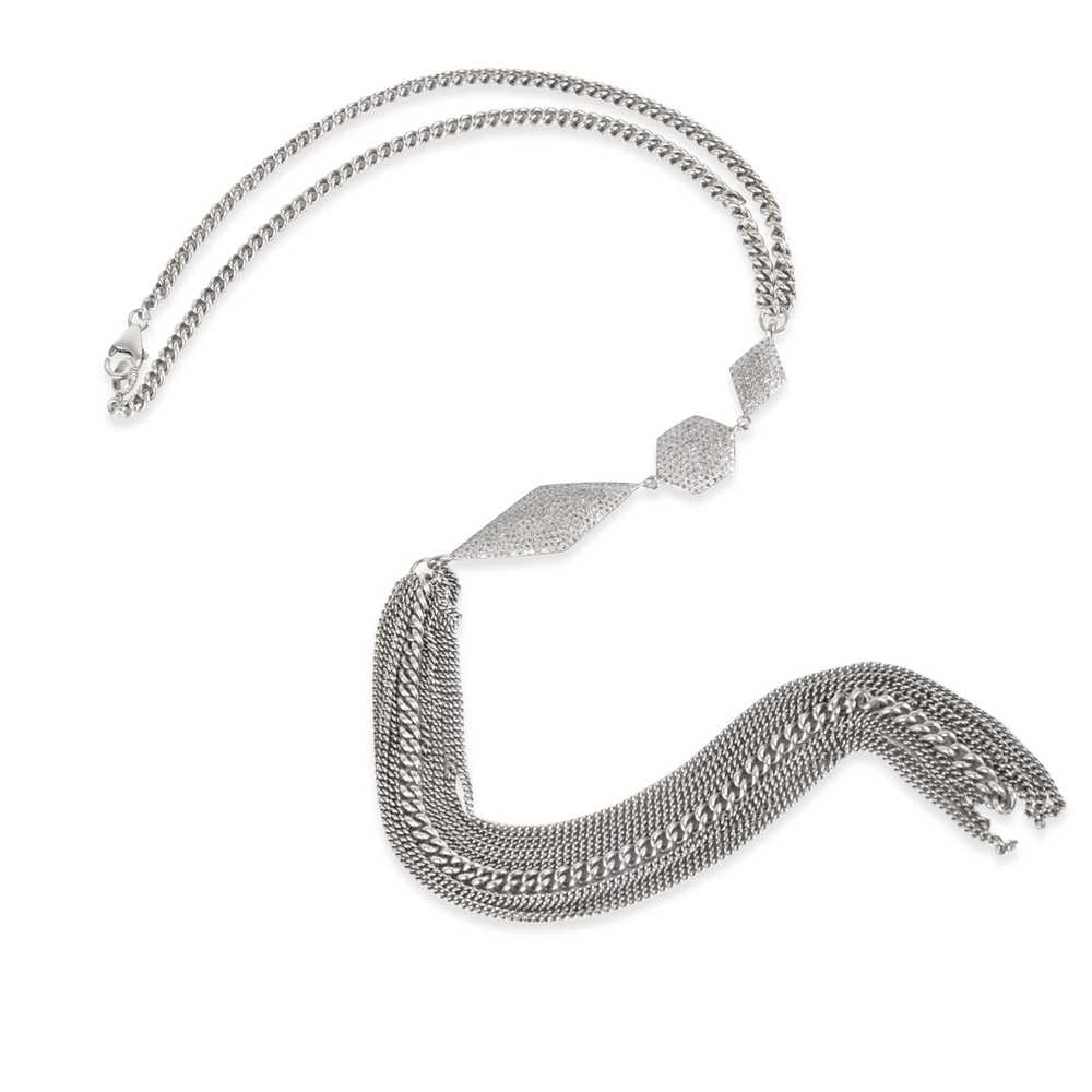 Tiffany & Co. Sheryl Lowe Curb Chain Fringe Diamo… - image 2