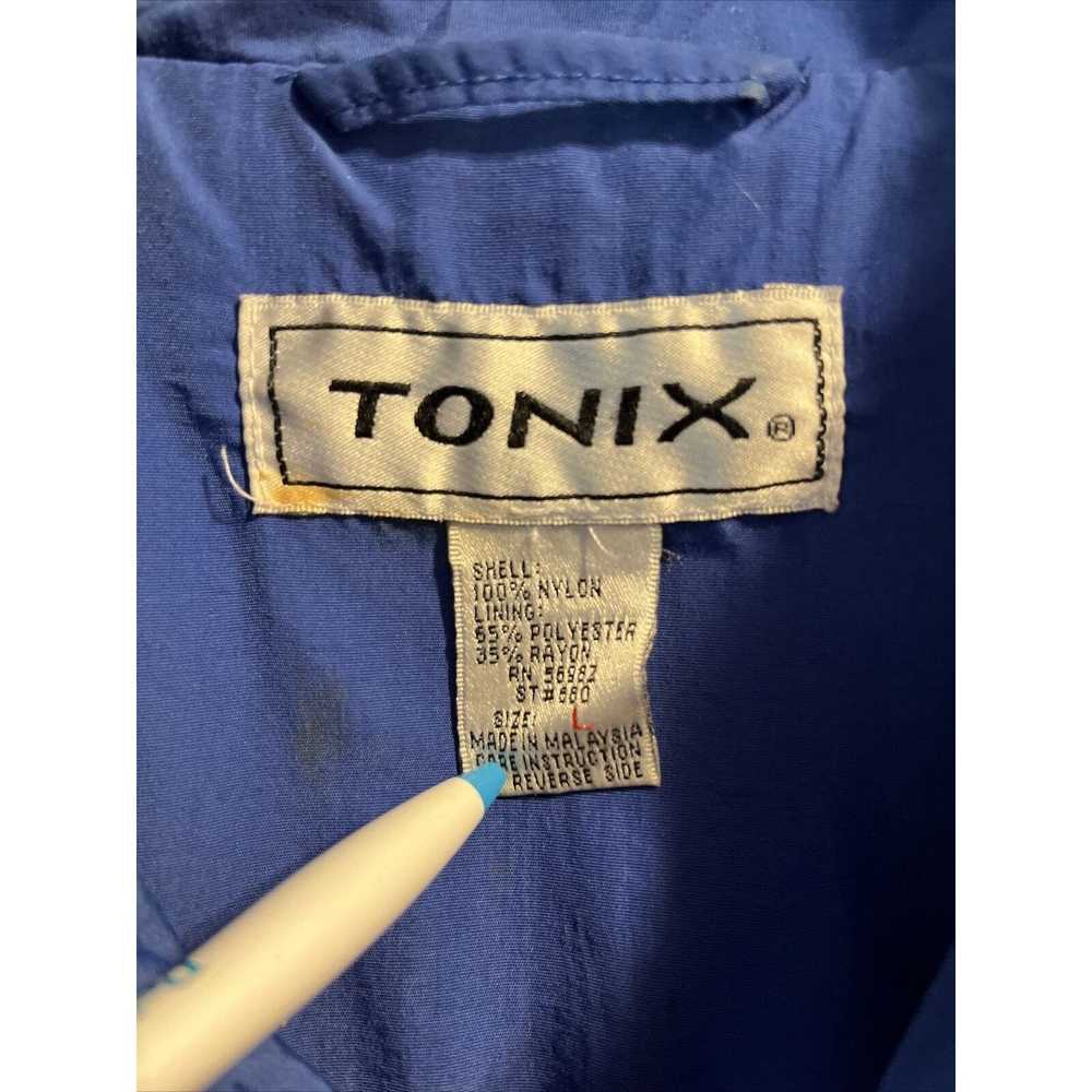 Other Tonix Blue Warm Up Track Jacket Men’s Size … - image 2