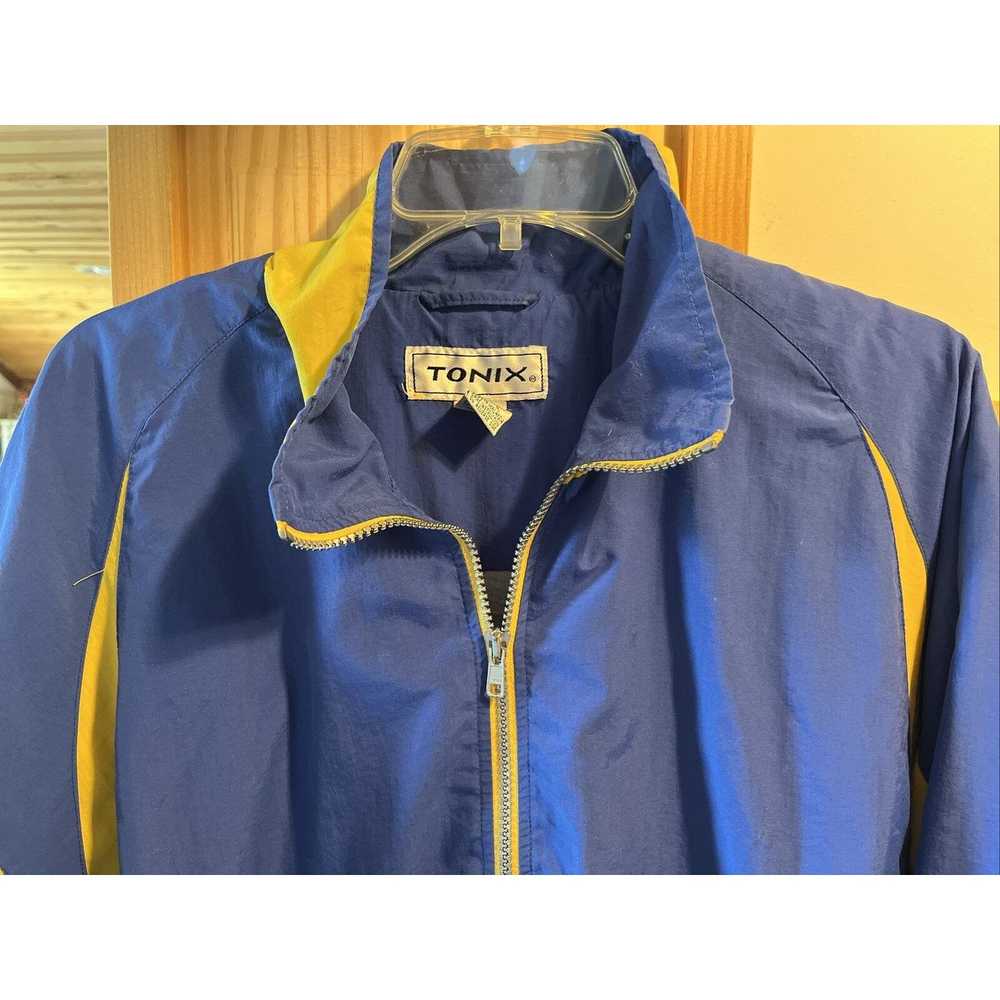 Other Tonix Blue Warm Up Track Jacket Men’s Size … - image 3