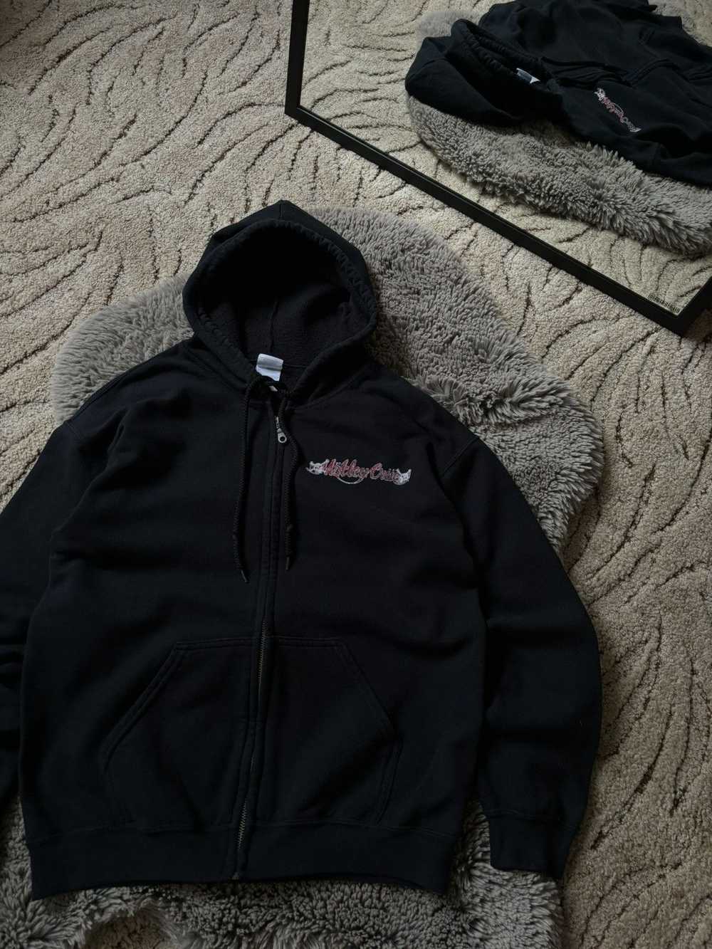 Streetwear × Vintage Motley Crue zip hoodie vinta… - image 3