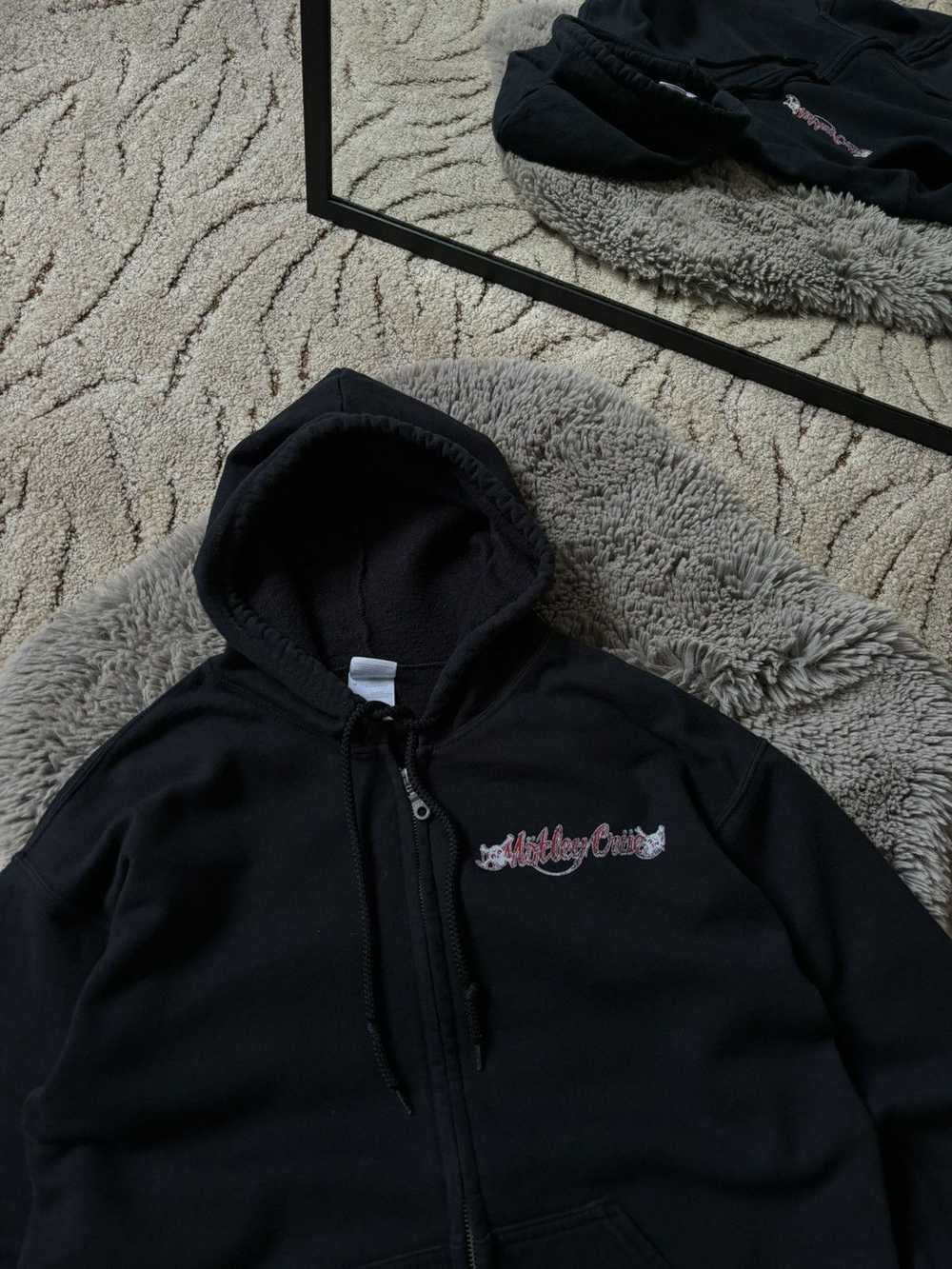 Streetwear × Vintage Motley Crue zip hoodie vinta… - image 5