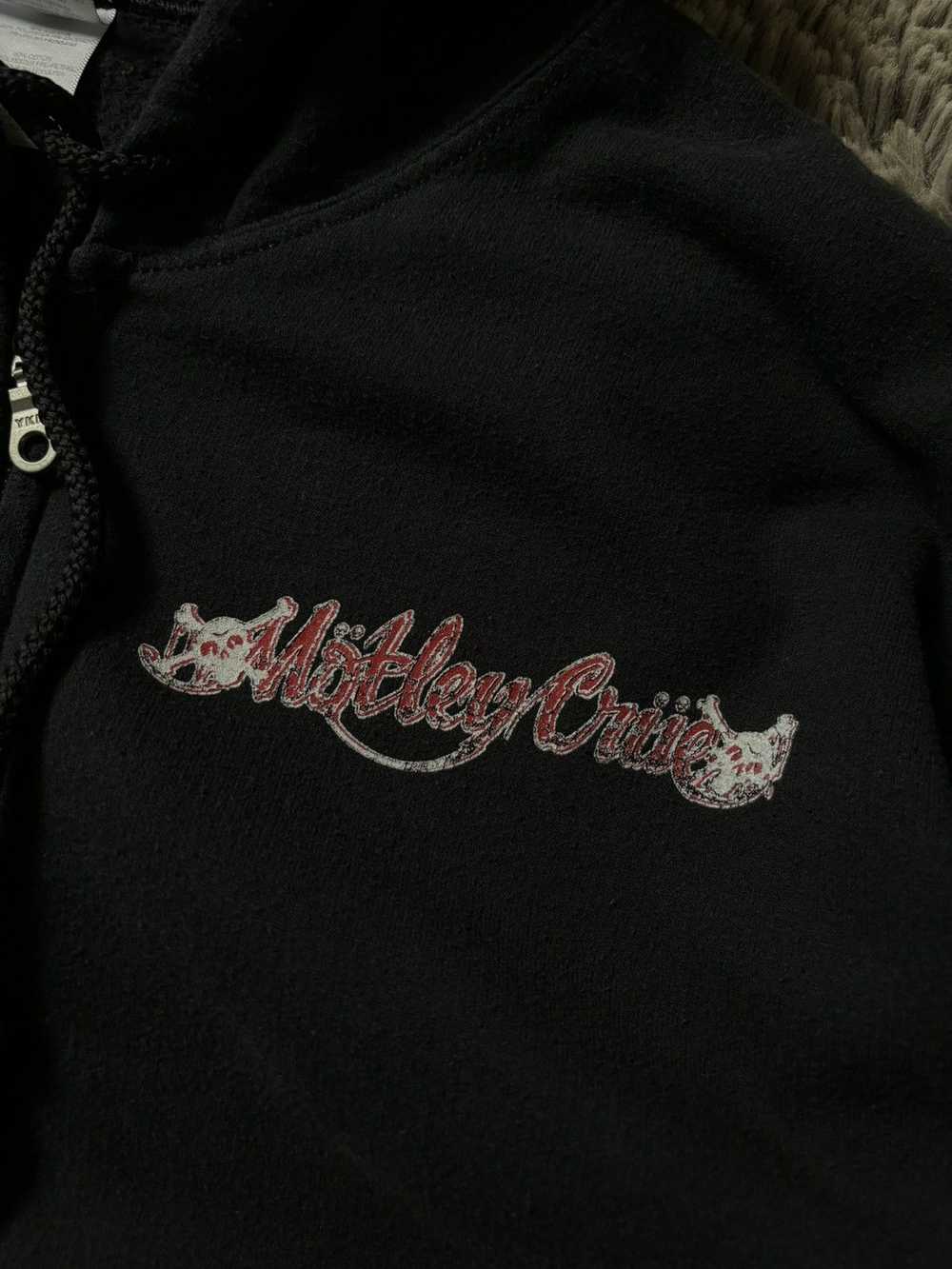 Streetwear × Vintage Motley Crue zip hoodie vinta… - image 6