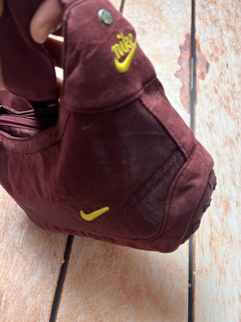 Nike × Streetwear Nike Vintage Handbag Suede Swoo… - image 2