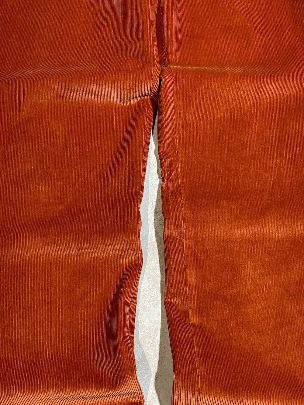 Etro Etro Men’s Cotton Corduroy Pants Orange Size… - image 10