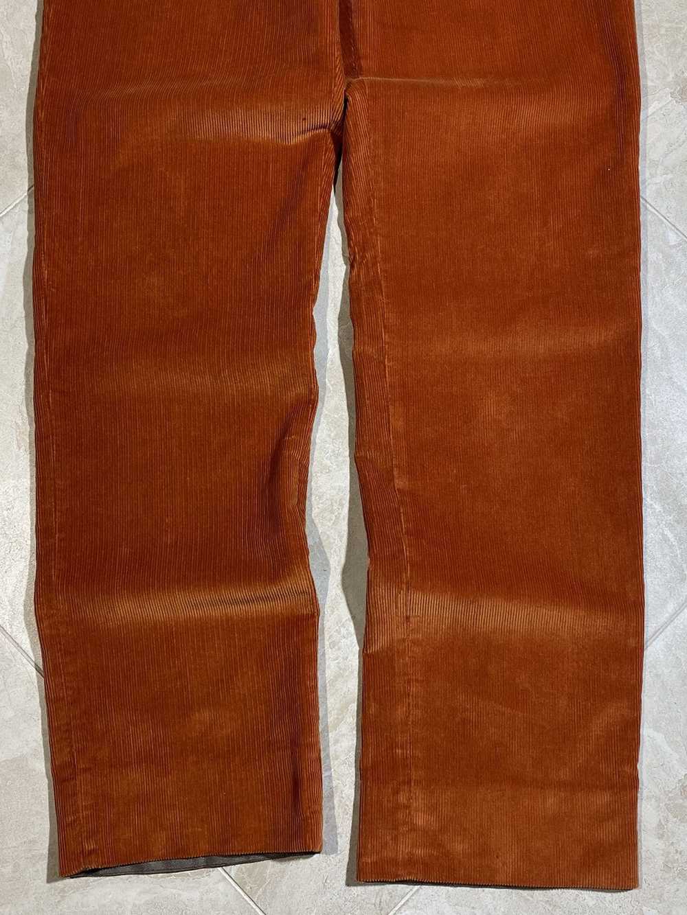 Etro Etro Men’s Cotton Corduroy Pants Orange Size… - image 3