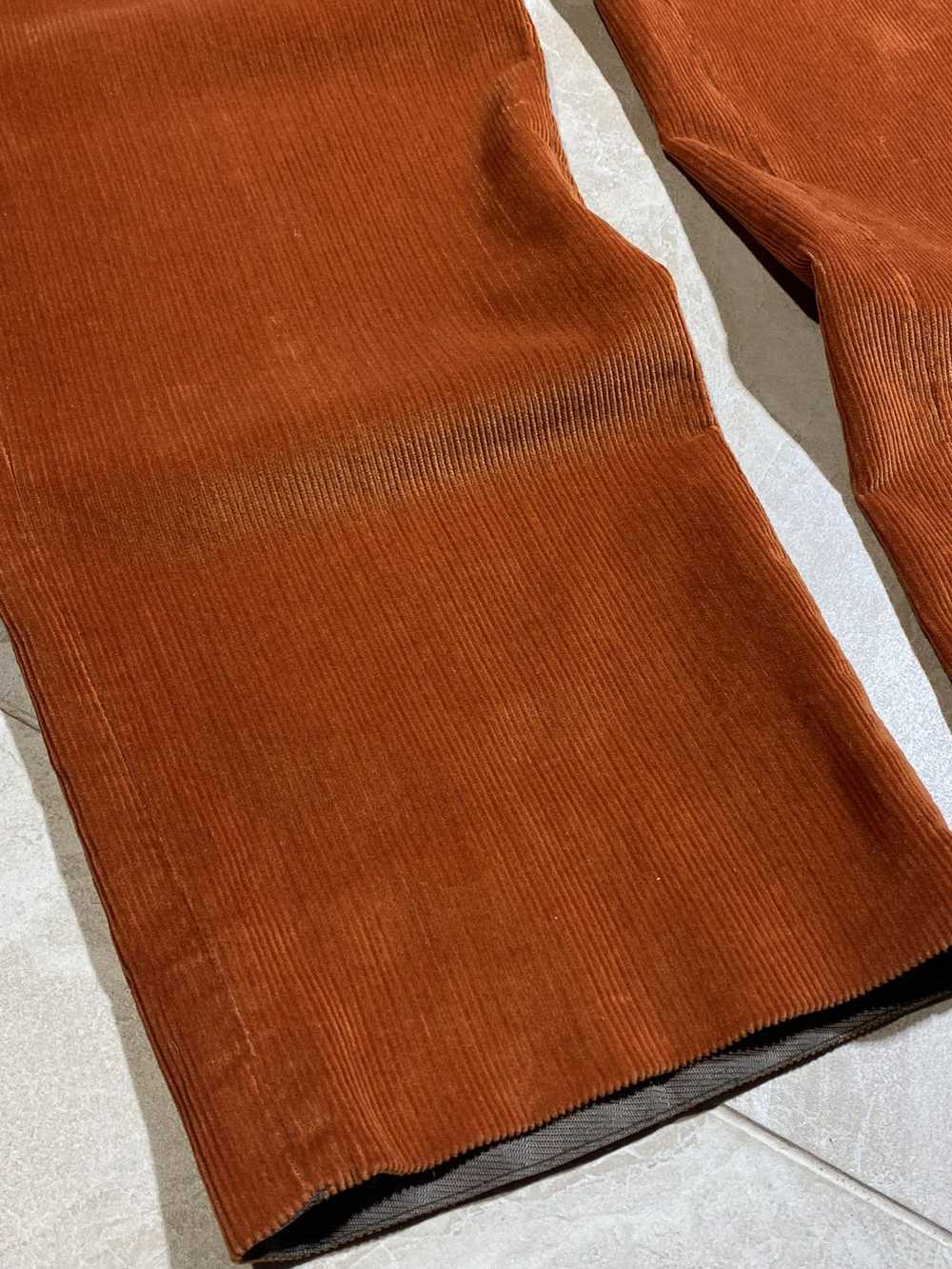 Etro Etro Men’s Cotton Corduroy Pants Orange Size… - image 4