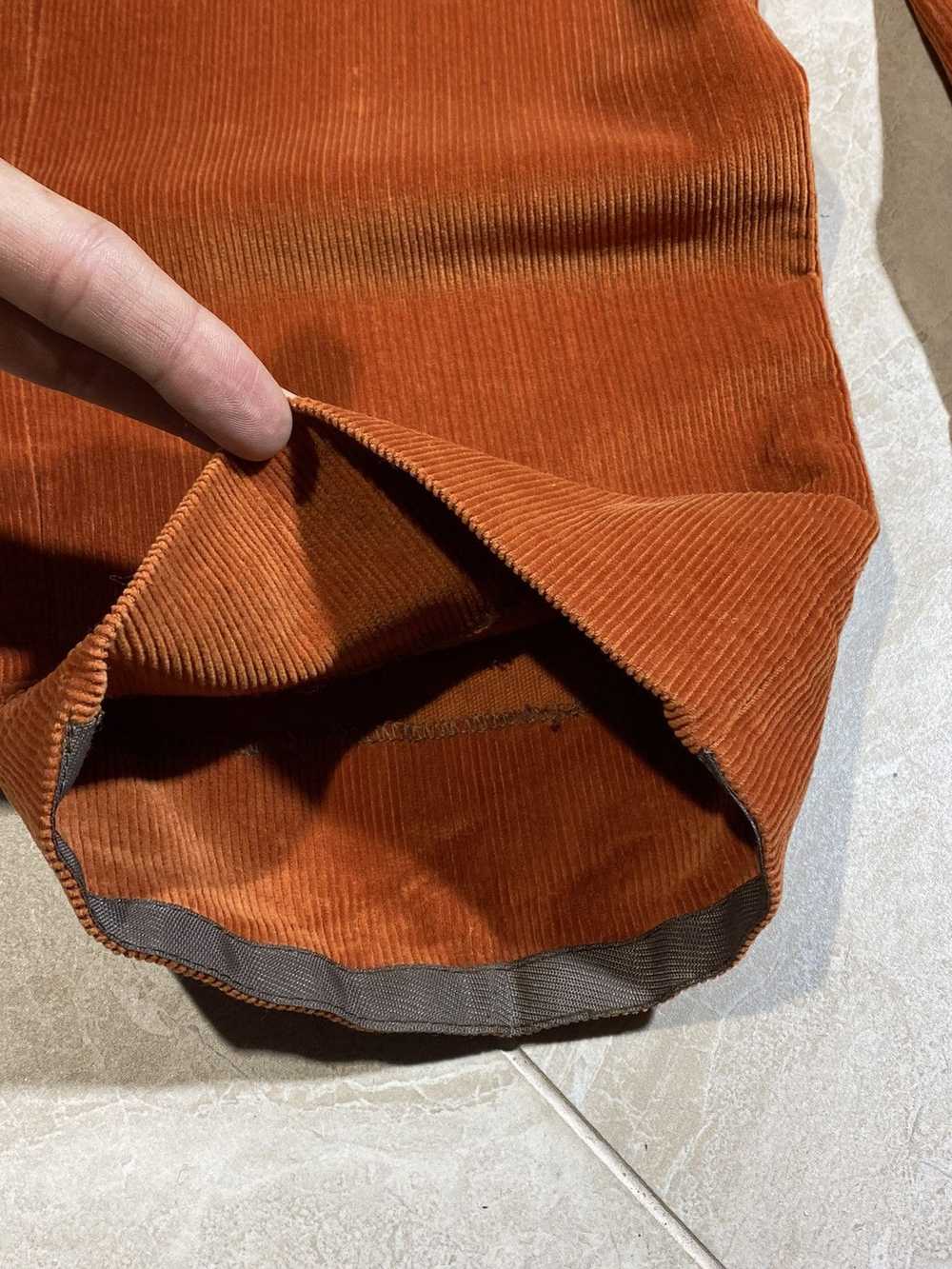 Etro Etro Men’s Cotton Corduroy Pants Orange Size… - image 6