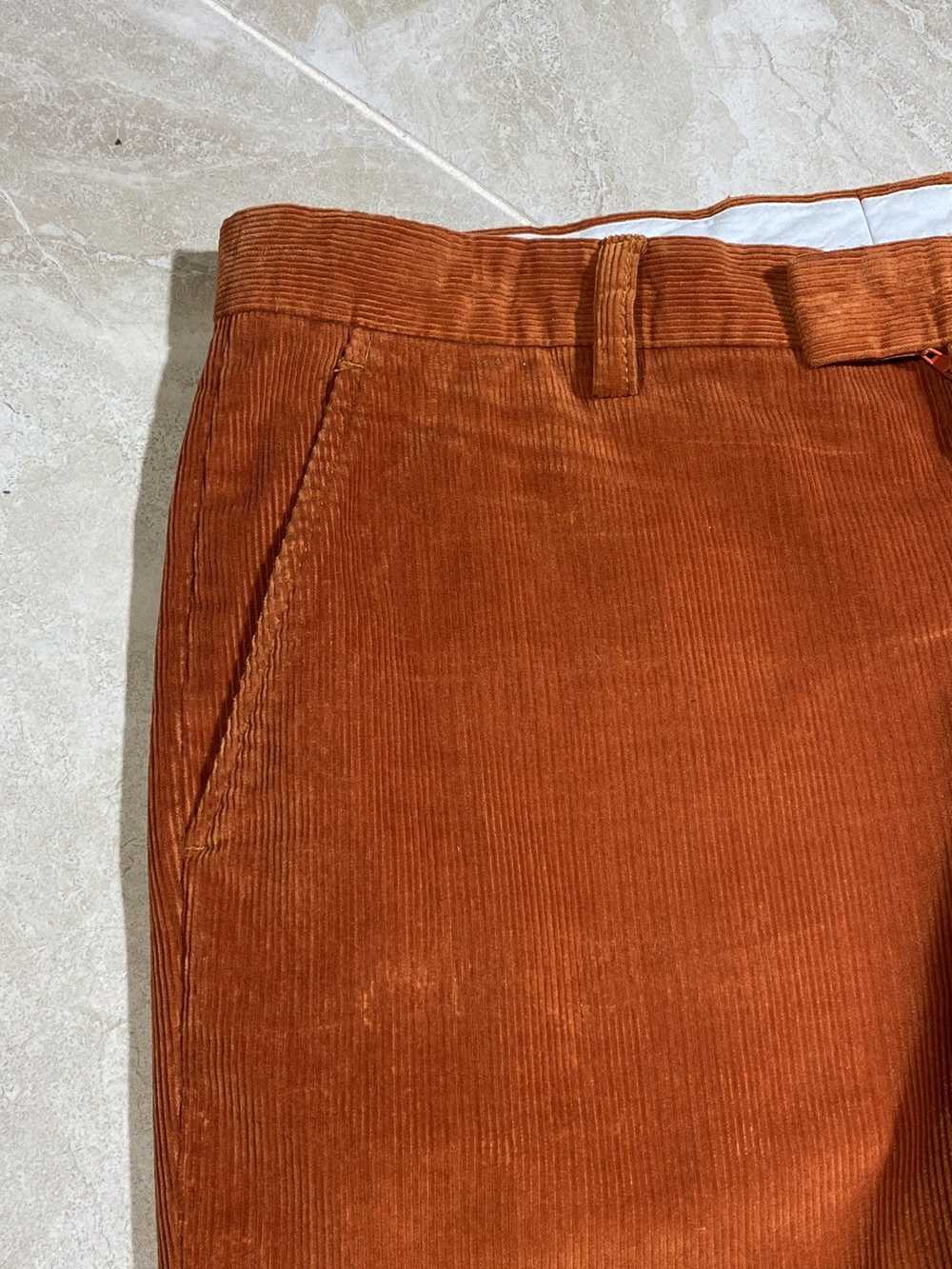 Etro Etro Men’s Cotton Corduroy Pants Orange Size… - image 9